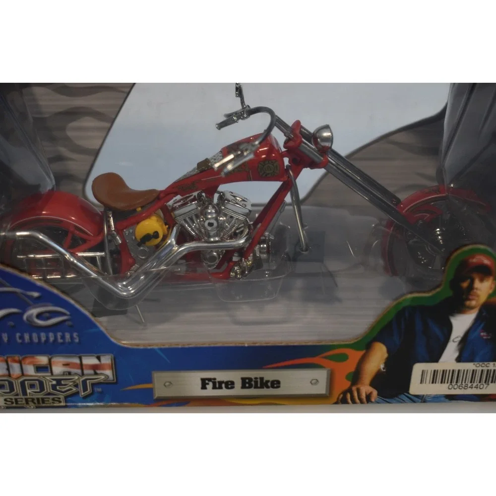 ERTL Joyride 2005 Fire Bike OCC Orange County Choppers 1:18 Diecast 78909